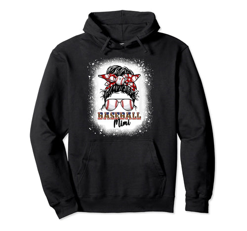 Baseball Mimi Messy Bun Hair Leopard Hoodie - Aesthetic Graphic Unisex - T-Shirt, Sweatshirt, Hoodie
