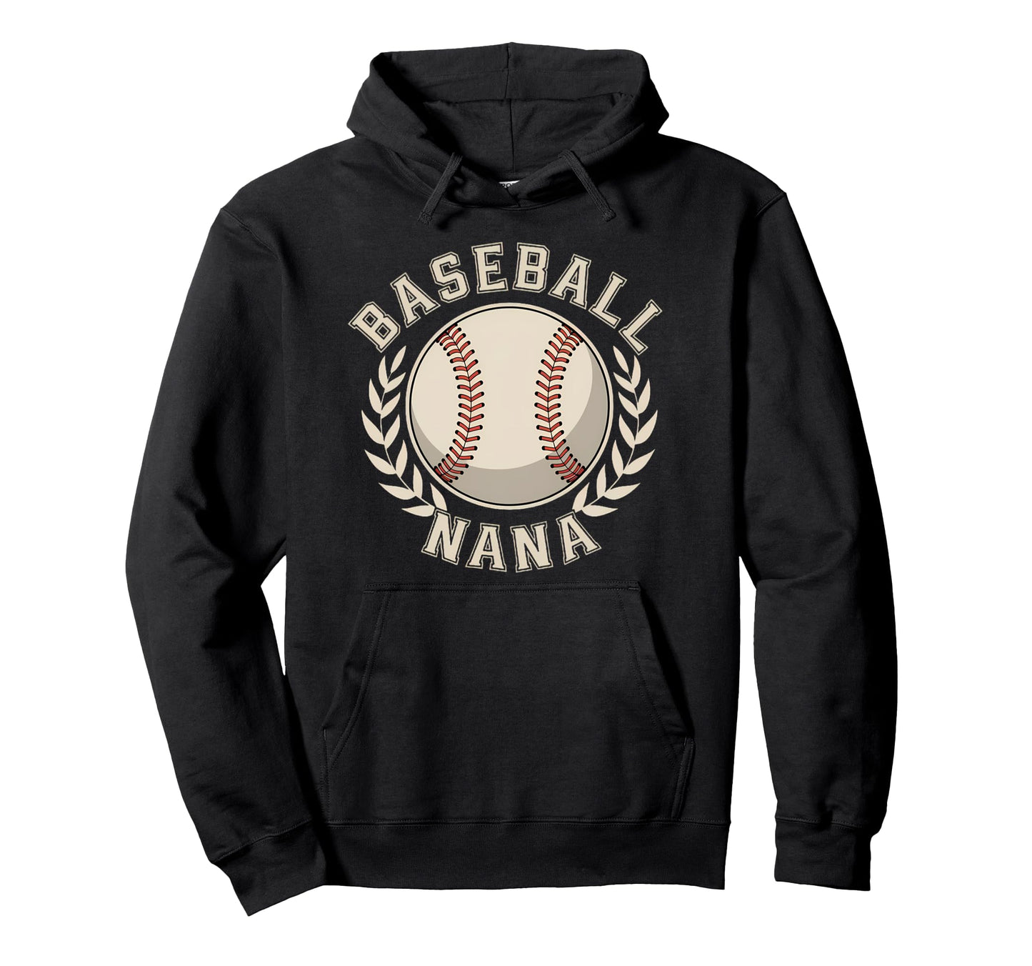 Baseball Nana Proud Grandma Granmother Hoodie - Custom Art Print Men Women - T-Shirt, Sweatshirt, Hoodie