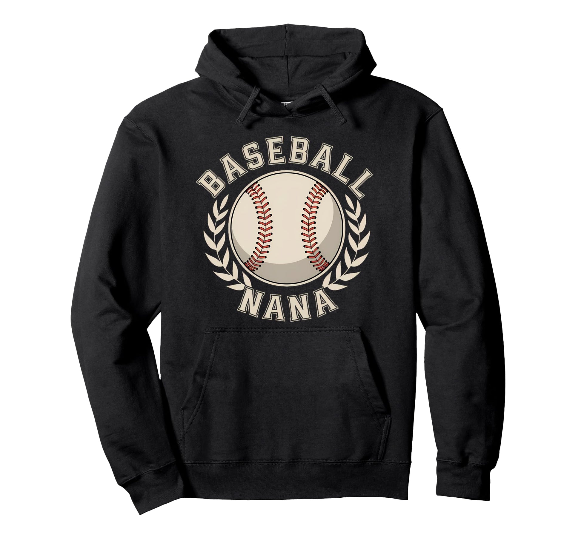 Baseball Nana Proud Grandma Granmother Hoodie - Custom Art Print Men Women - T-Shirt, Sweatshirt, Hoodie