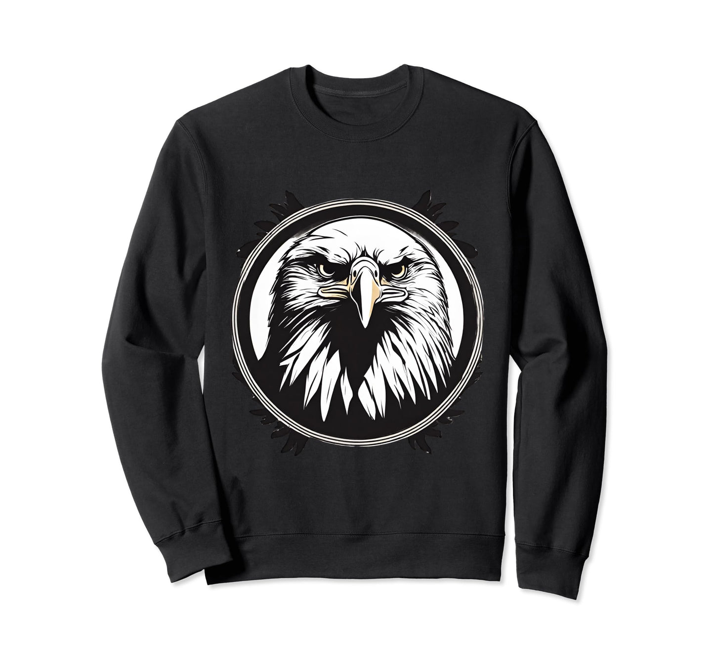 American Bald Eagle Freedom Peace Sweatshirt - Novelty Apparel for Adults - T-Shirt, Sweatshirt, Hoodie