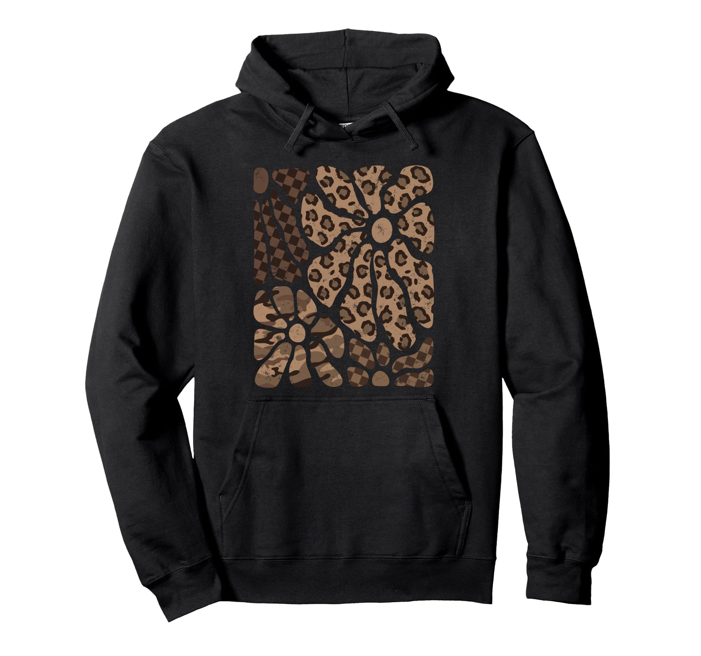 Floral Boho Wildflowers Western Camo Hoodie - Aesthetic Graphic Unisex - T-Shirt, Sweatshirt, Hoodie