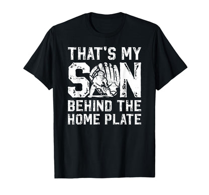 Thats My Son Baseball Catcher Dad T-Shirt - Aesthetic Graphic Men Women - T-Shirt, Sweatshirt, Hoodie