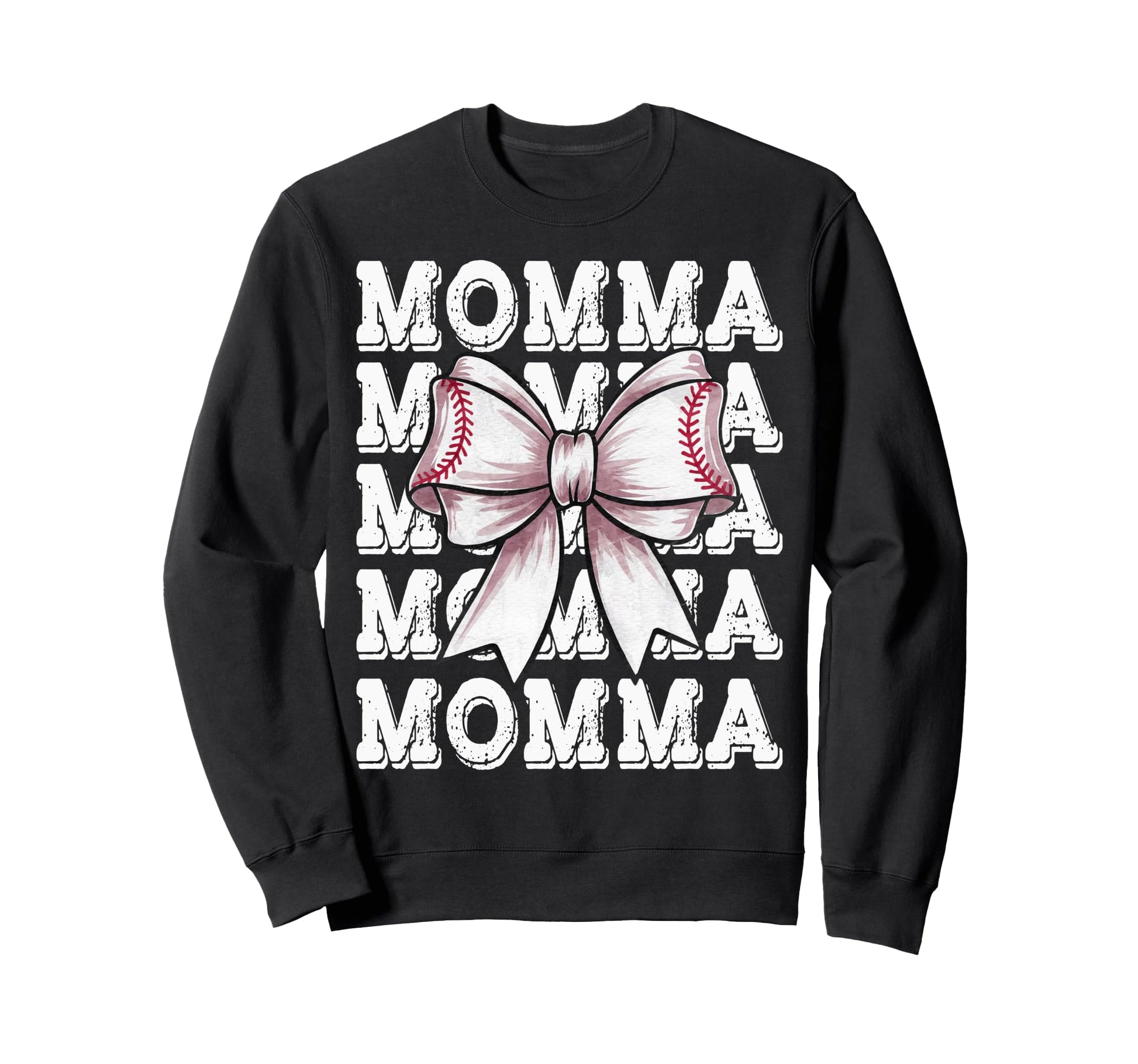 Coquette Baseball Momma Matching Sweatshirt - Unique Graphic Men Women - T-Shirt, Sweatshirt, Hoodie