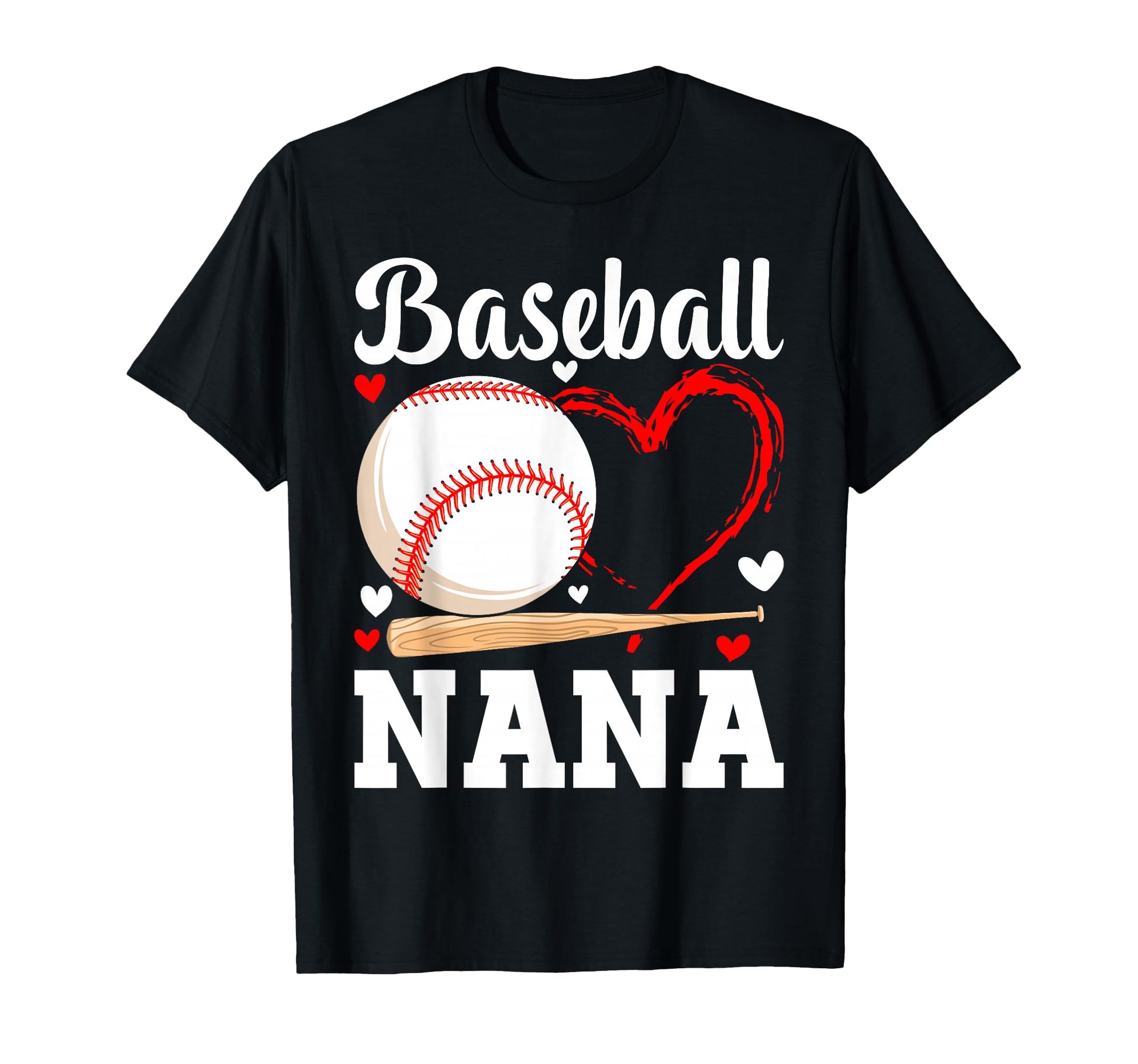 Baseball Nana Batter Sport T-Shirt - Fun Novelty Design for Adults - T-Shirt, Sweatshirt, Hoodie