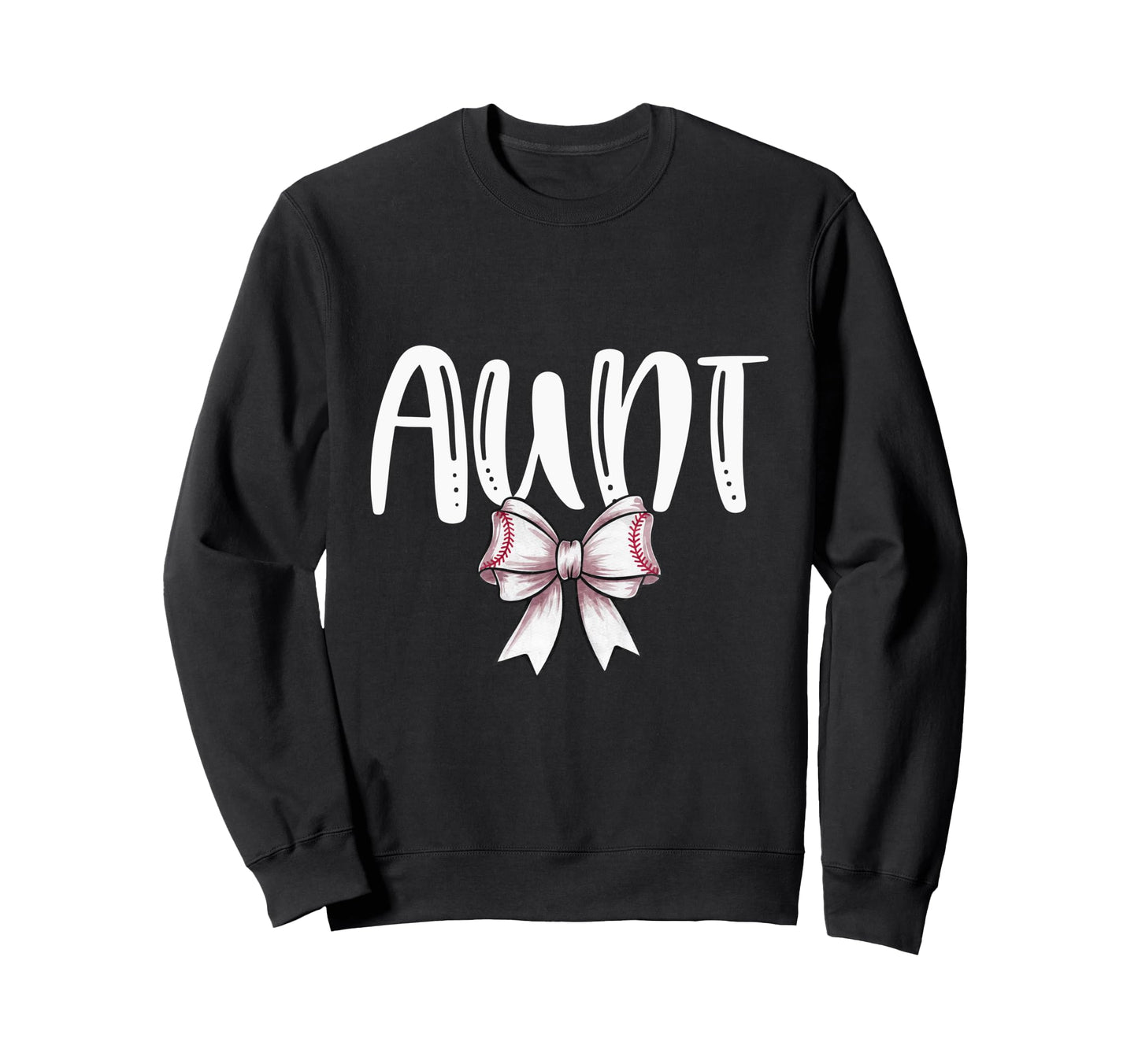 Coquette Baseball Aunt Spirit Sweatshirt - Fun Novelty Design for Adults - T-Shirt, Sweatshirt, Hoodie