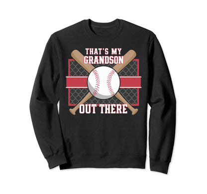 Baseball Grandpa Grandfather Gramps Sweatshirt - Custom Art Print Unisex - T-Shirt, Sweatshirt, Hoodie
