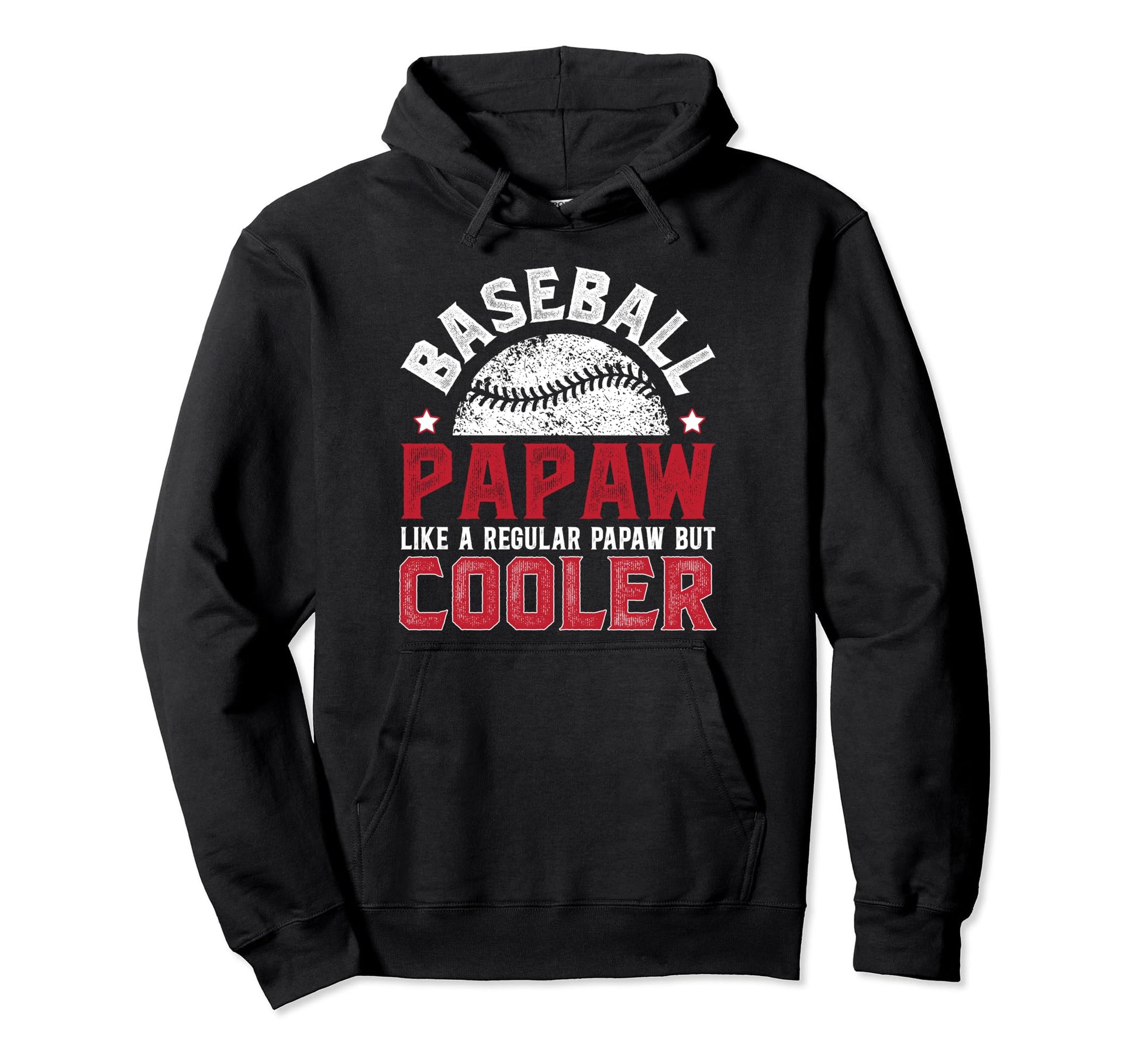 Baseball Papaw Grandpa Papaw Baseball Hoodie - Minimalist Print Unisex - T-Shirt, Sweatshirt, Hoodie
