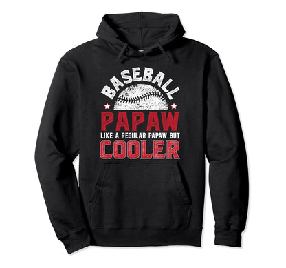 Baseball Papaw Grandpa Papaw Baseball Hoodie - Minimalist Print Unisex - T-Shirt, Sweatshirt, Hoodie