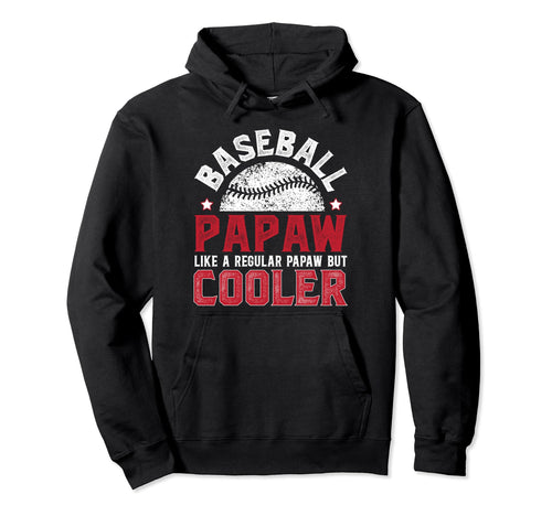 Baseball Papaw Grandpa Papaw Baseball Hoodie - Minimalist Print Unisex - T-Shirt, Sweatshirt, Hoodie