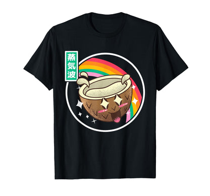 Japanese Coconut Kawaii Rainbow T-Shirt - Casual Everyday Wear Men Women - T-Shirt, Sweatshirt, Hoodie