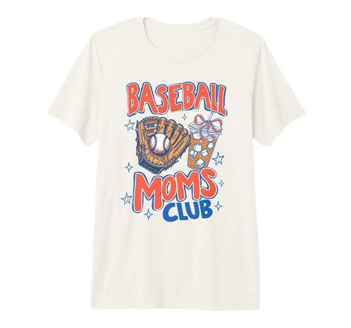 Baseball Moms Club Game Day T-Shirt - Fun Novelty Design for Adults - T-Shirt, Sweatshirt, Hoodie