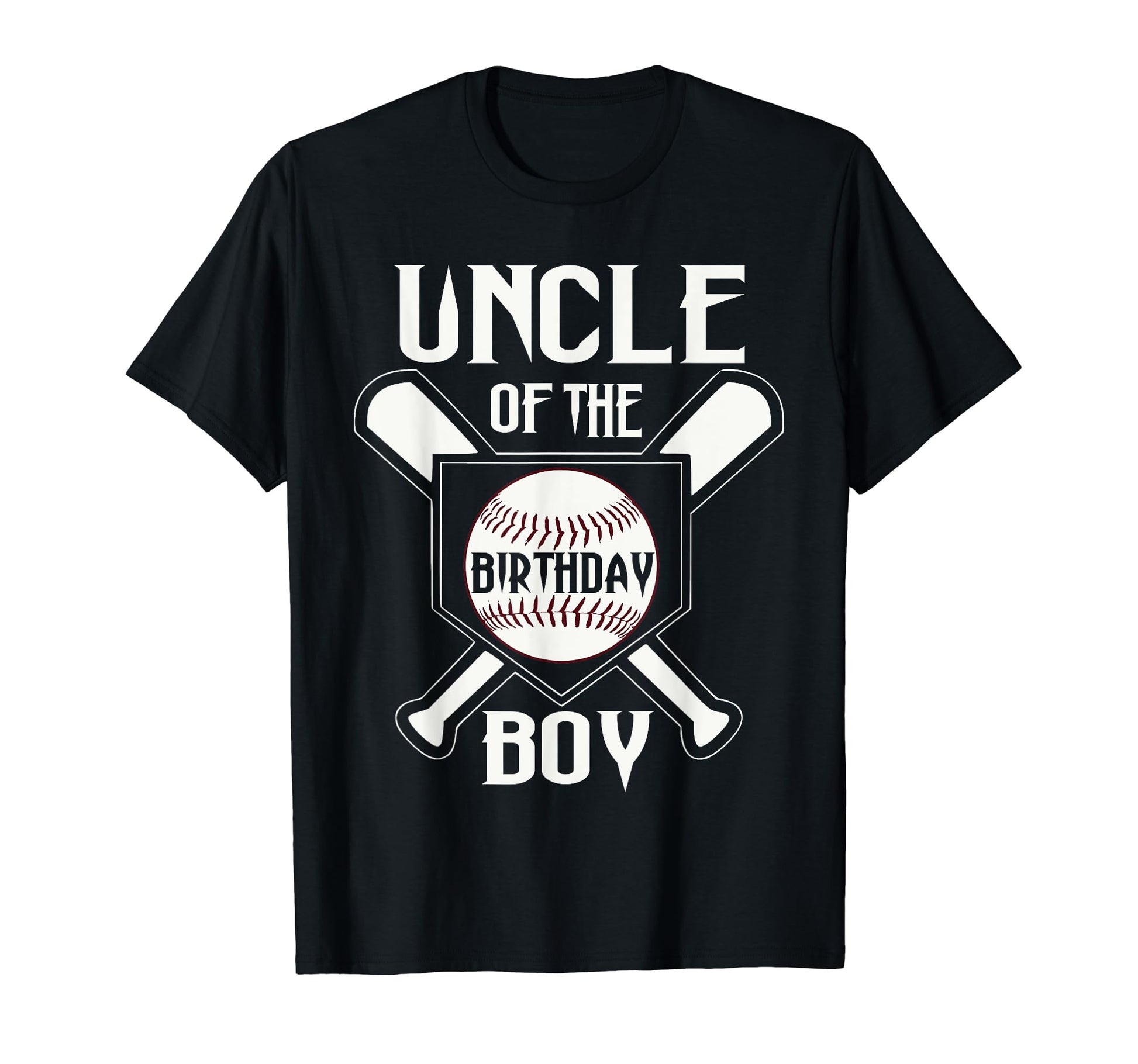 Uncle Birthday Baseball Birthday Family T-Shirt - Minimalist Print Unisex - T-Shirt, Sweatshirt, Hoodie