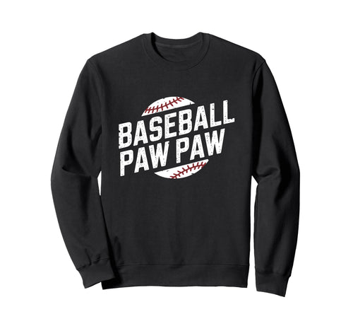 Baseball Paw Grandpa Player Coach Sweatshirt - Custom Art Print Unisex - T-Shirt, Sweatshirt, Hoodie