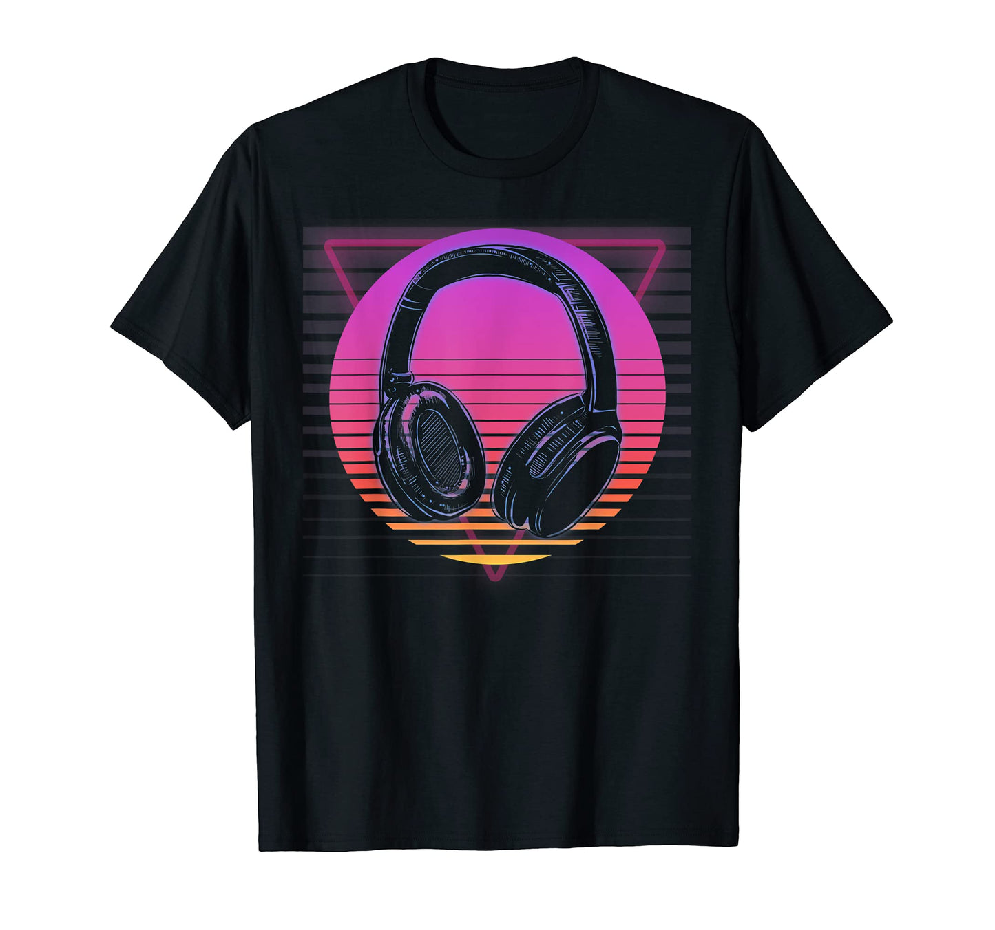 Music Headphones Dj Rap Hip Hop T-Shirt - Unique Graphic for Adults - T-Shirt, Sweatshirt, Hoodie