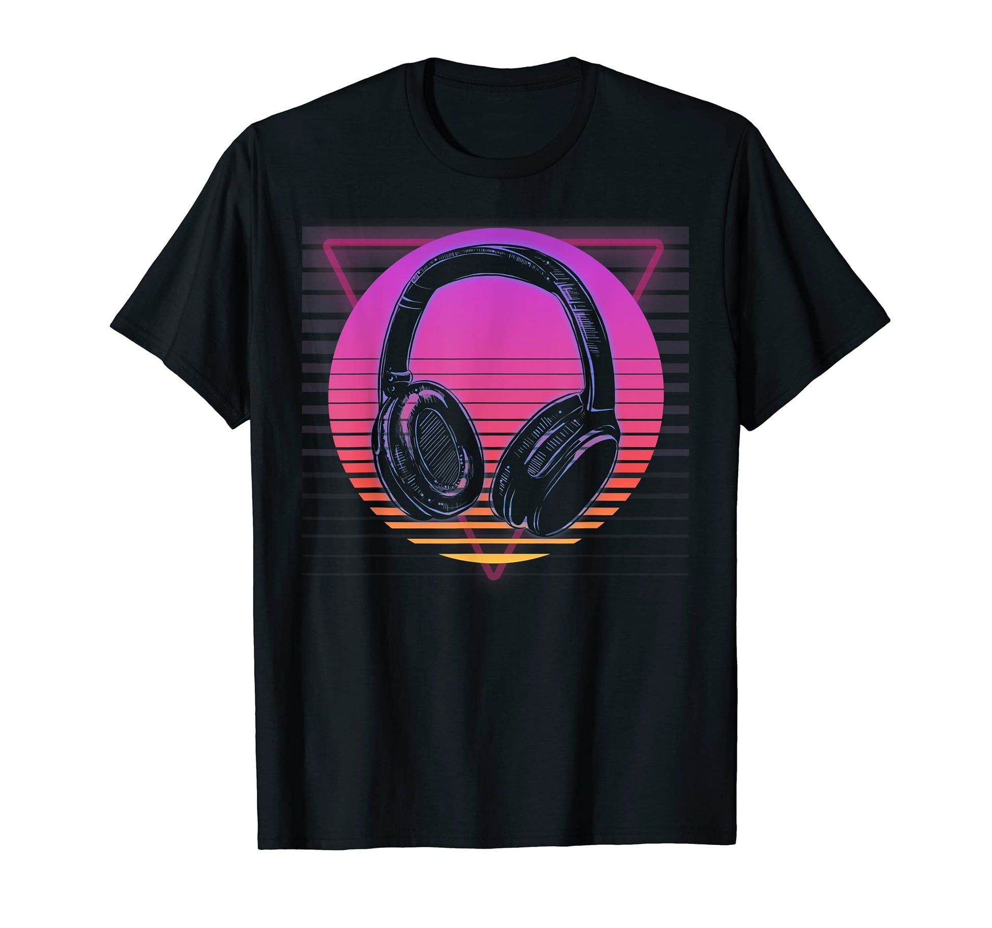 Music Headphones Dj Rap Hip Hop T-Shirt - Unique Graphic for Adults - T-Shirt, Sweatshirt, Hoodie