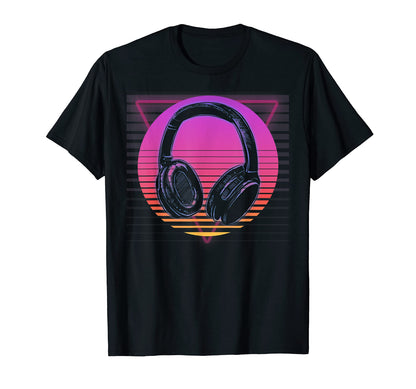 Music Headphones Dj Rap Hip Hop T-Shirt - Unique Graphic for Adults - T-Shirt, Sweatshirt, Hoodie