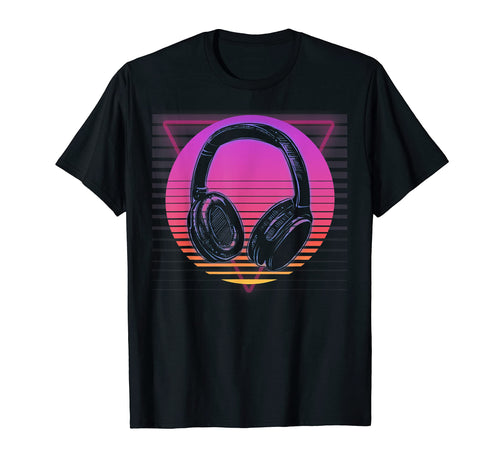 Music Headphones Dj Rap Hip Hop T-Shirt - Unique Graphic for Adults - T-Shirt, Sweatshirt, Hoodie