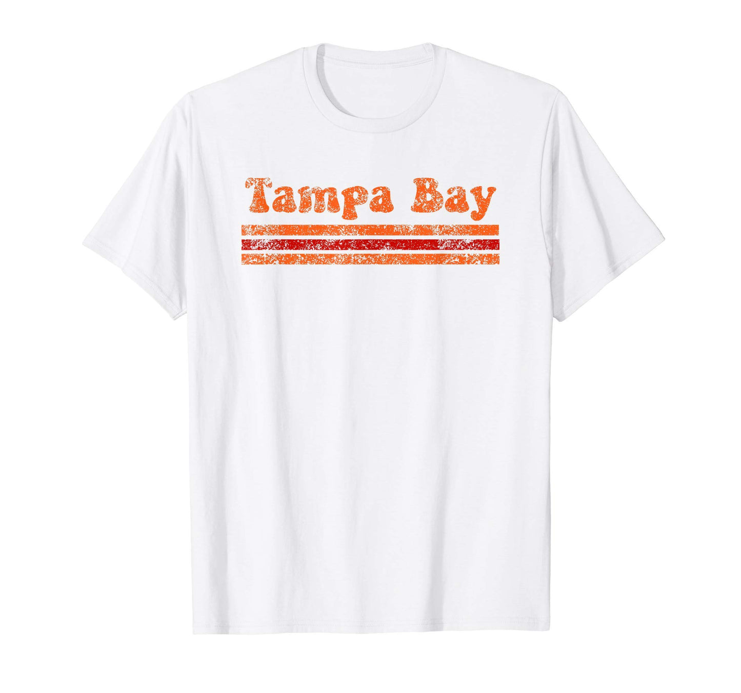 Tampa Bay Florida Weathered Stripe T-Shirt - Fun Novelty Design Unisex - T-Shirt, Sweatshirt, Hoodie