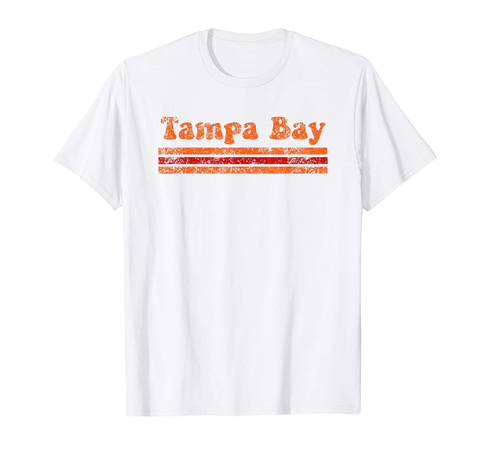 Tampa Bay Florida Weathered Stripe T-Shirt - Fun Novelty Design Unisex - T-Shirt, Sweatshirt, Hoodie