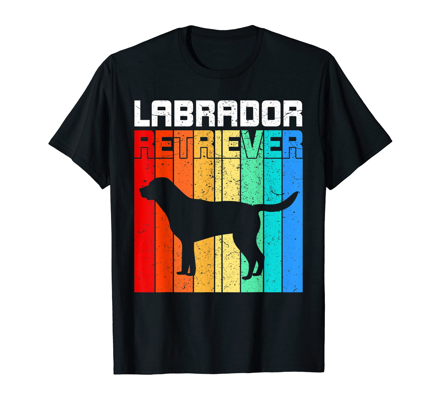 Labrador Retriever Stripes T-Shirt - Fun Novelty Design for Adults - T-Shirt, Sweatshirt, Hoodie