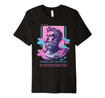 Zeno Citium Stoic Stoicism T-Shirt - Fun Novelty Design for Adults - T-Shirt, Sweatshirt, Hoodie