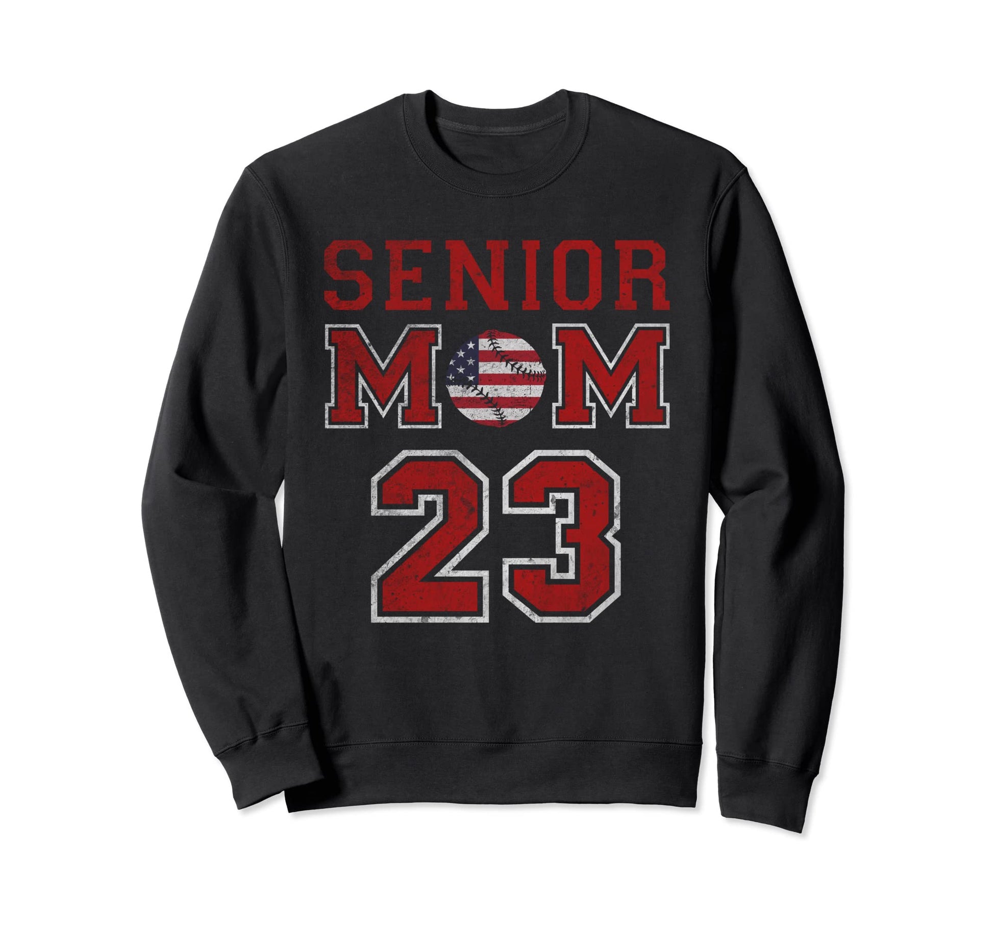 Proud Mom 2023 Senior Baseball Graduate Sweatshirt - Unique Graphic Unisex - T-Shirt, Sweatshirt, Hoodie
