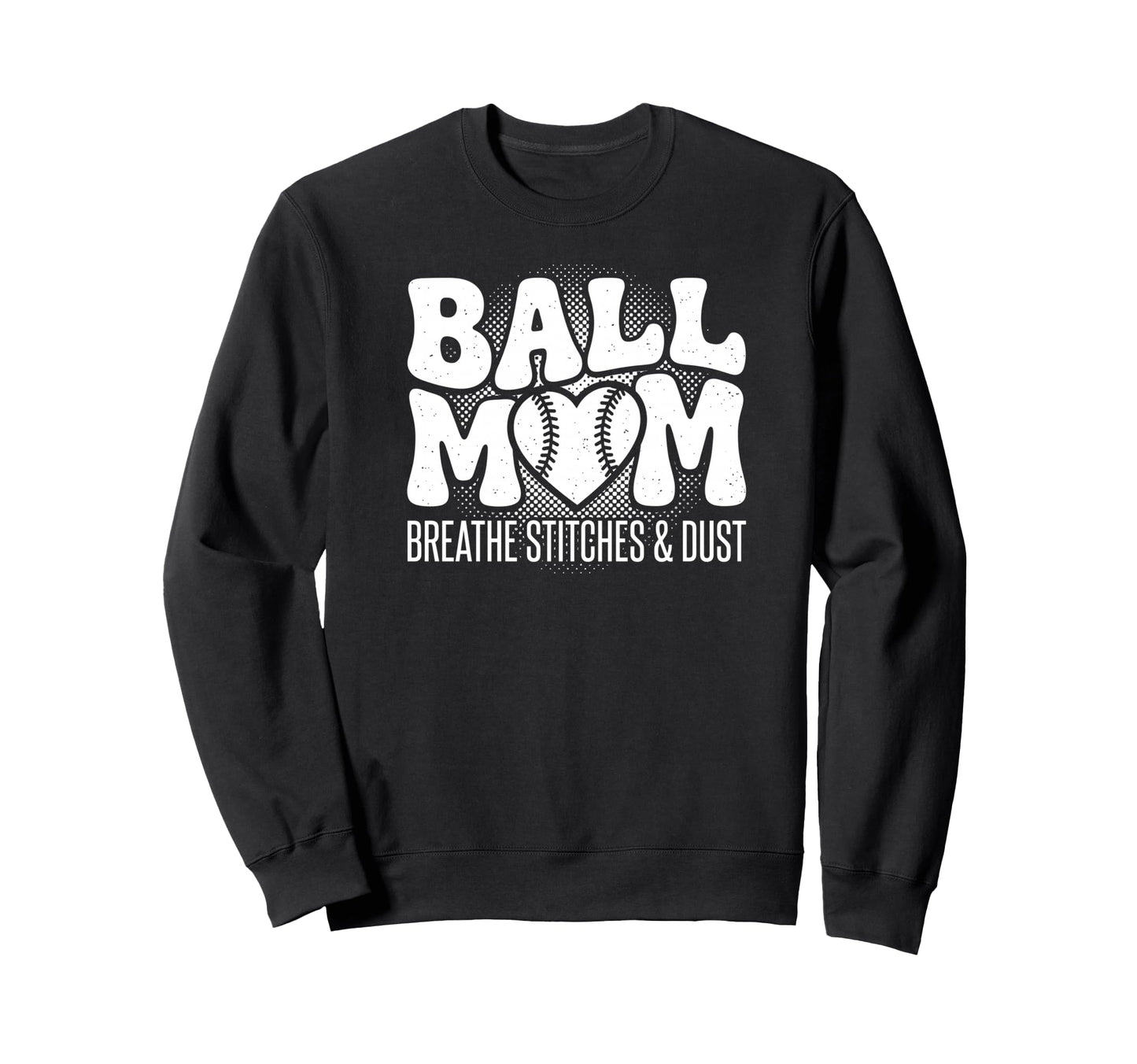Baseball Mom Gameday Travel Sweatshirt - Fun Novelty Design for Adults - T-Shirt, Sweatshirt, Hoodie