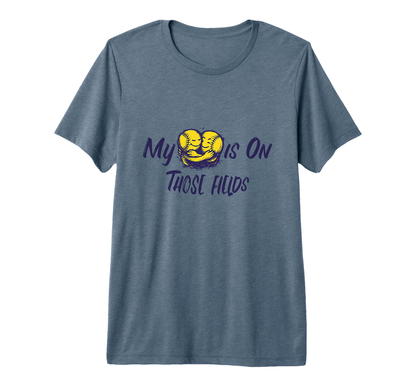 Mothers Day Those Fields Baseball T-Shirt - Minimalist Print Unisex - T-Shirt, Sweatshirt, Hoodie
