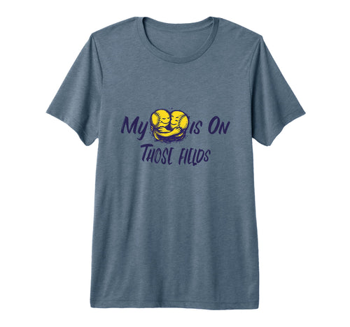 Mothers Day Those Fields Baseball T-Shirt - Minimalist Print Unisex - T-Shirt, Sweatshirt, Hoodie