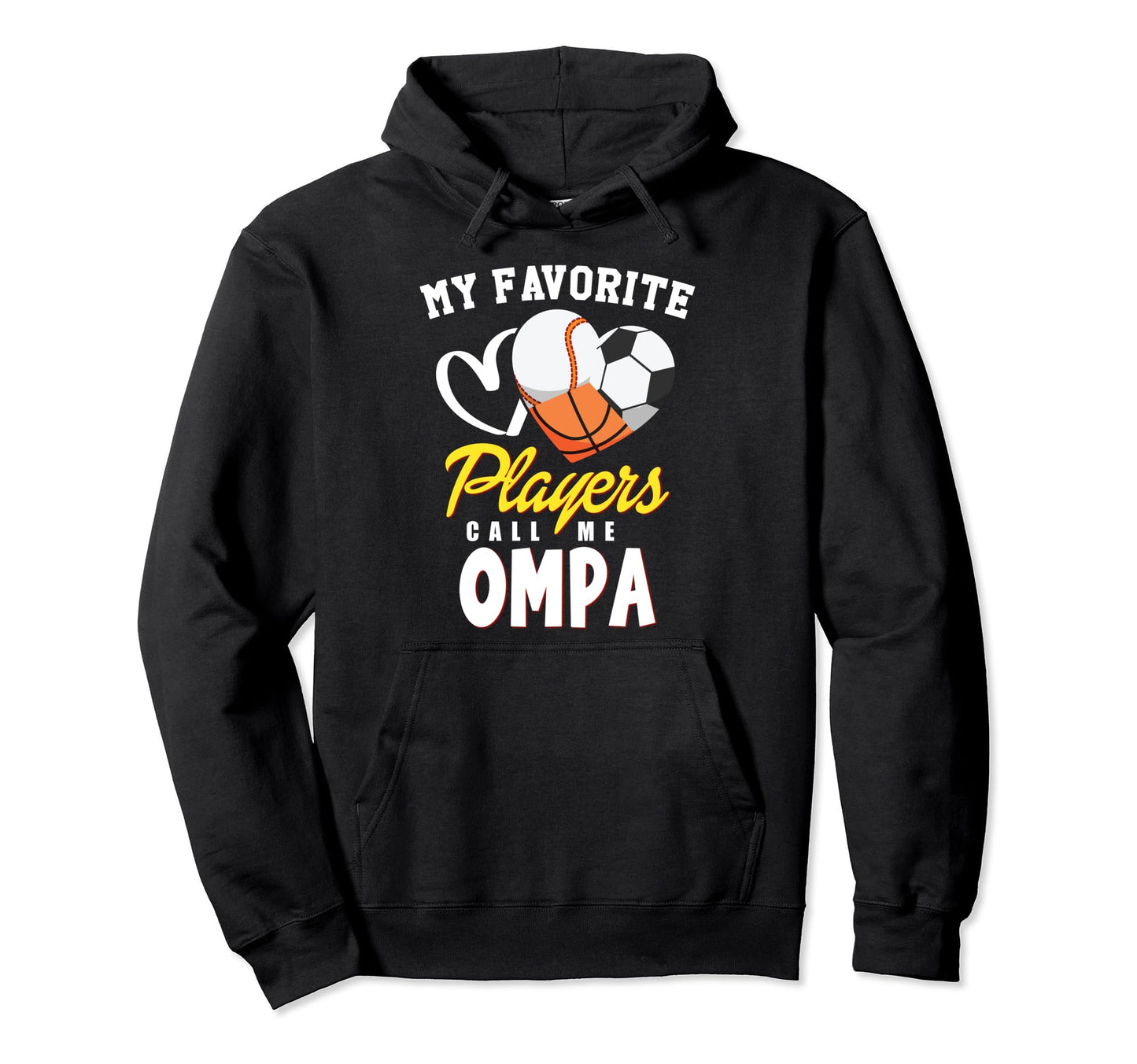 My Favorite Players Baseball Soccer Hoodie - Novelty Apparel Unisex - T-Shirt, Sweatshirt, Hoodie