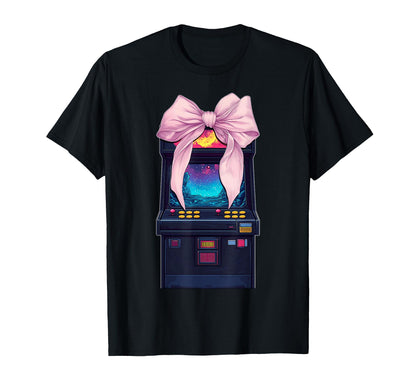 Coquette Bow Arcade Gaming Gamer T-Shirt - Novelty Apparel Men Women - T-Shirt, Sweatshirt, Hoodie