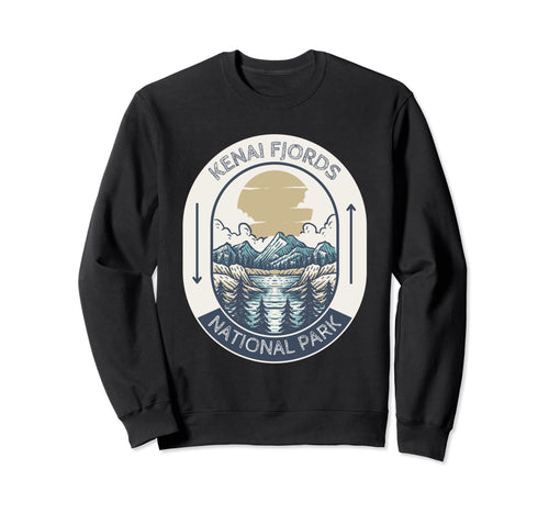 Kenai Fjords National Park Alaska Sweatshirt - Minimalist Print Unisex - T-Shirt, Sweatshirt, Hoodie