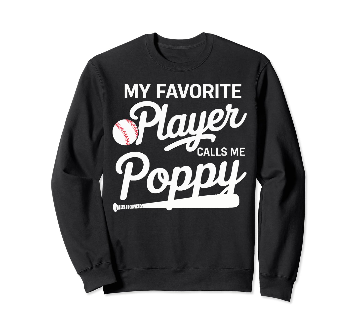 Baseball Grandpa Grandfather Gramps Sweatshirt - Graphic Print Men Women - T-Shirt, Sweatshirt, Hoodie