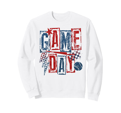 Game Day Baseball Leopard Sweatshirt - Fun Novelty Design for Adults - T-Shirt, Sweatshirt, Hoodie