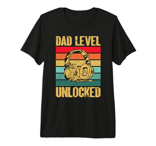 Mens Gamer Dad Dad Level Unlocked Funny T-Shirt - Unique Graphic Men Women - T-Shirt, Sweatshirt, Hoodie