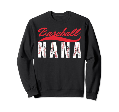 Baseball Nana Family Matching Nana Sweatshirt - Graphic Print Unisex - T-Shirt, Sweatshirt, Hoodie