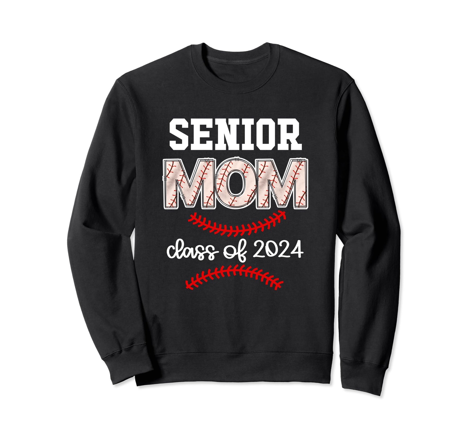 Proud Senior Baseball Mom Class Sweatshirt - Custom Art Print for Adults - T-Shirt, Sweatshirt, Hoodie