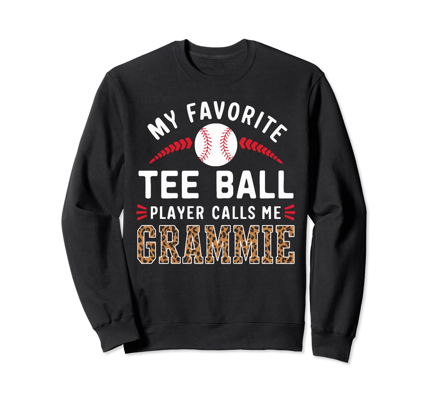 Baseball Grandma Grandmother Sweatshirt - Fun Novelty Design for Adults - T-Shirt, Sweatshirt, Hoodie