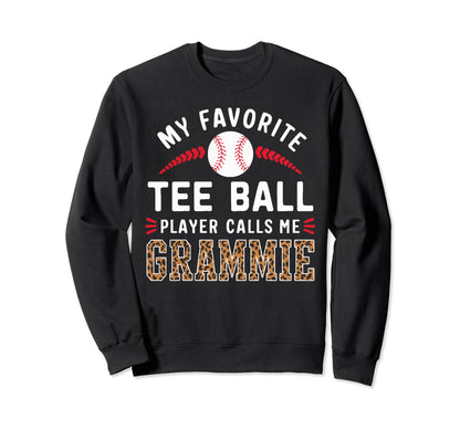 Baseball Grandma Grandmother Sweatshirt - Fun Novelty Design for Adults - T-Shirt, Sweatshirt, Hoodie