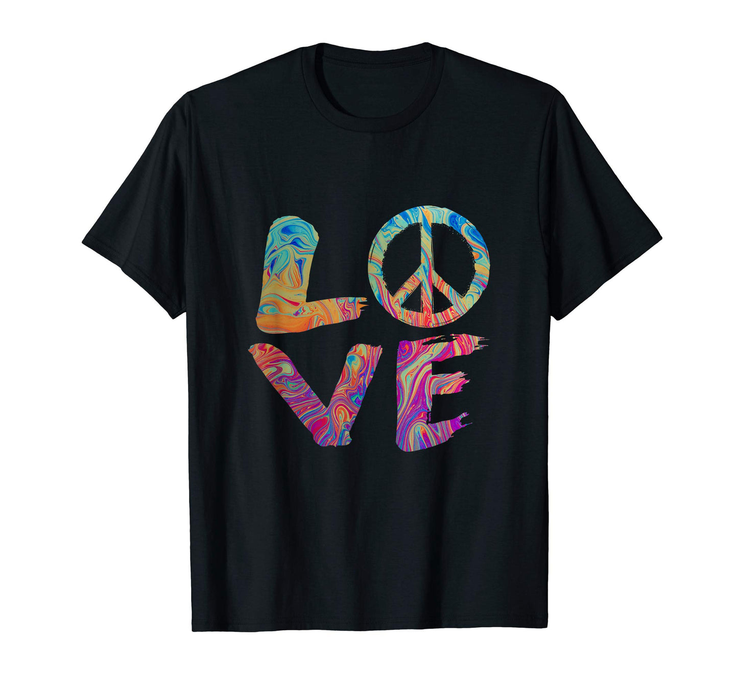 Hippie Peace Sign Gift Hoodie - Streetwear Style Unisex - T-Shirt, Sweatshirt, Hoodie