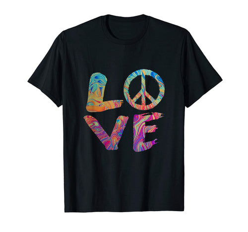 Hippie Peace Sign Gift Hoodie - Streetwear Style Unisex - T-Shirt, Sweatshirt, Hoodie