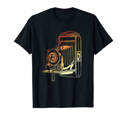 Oldschool Camera Camera Photojournalist T-Shirt - Aesthetic Graphic Unisex - T-Shirt, Sweatshirt, Hoodie
