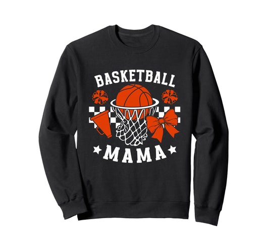 Basketball Mom Art Mothers Day Sweatshirt - Streetwear Style Unisex - T-Shirt, Sweatshirt, Hoodie