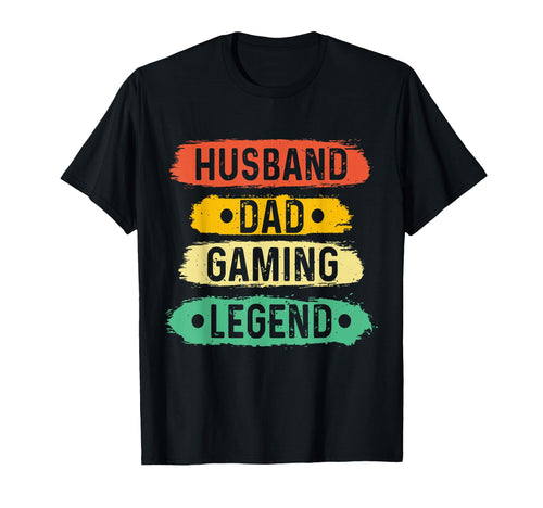 Gaming Dad Husband Legend Video T-Shirt - Fun Novelty Design for Adults - T-Shirt, Sweatshirt, Hoodie
