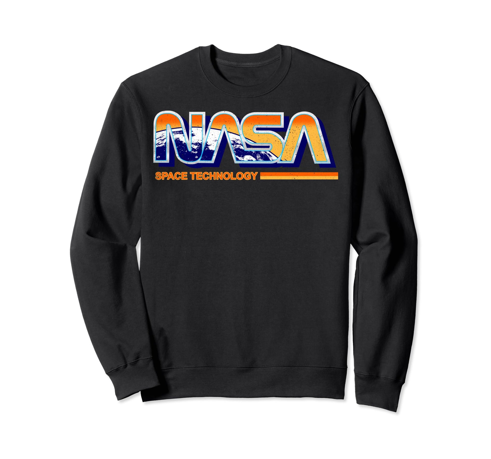 Nasa Space Technology Rainbow Logo Sweatshirt - Custom Art Print Men Women - T-Shirt, Sweatshirt, Hoodie