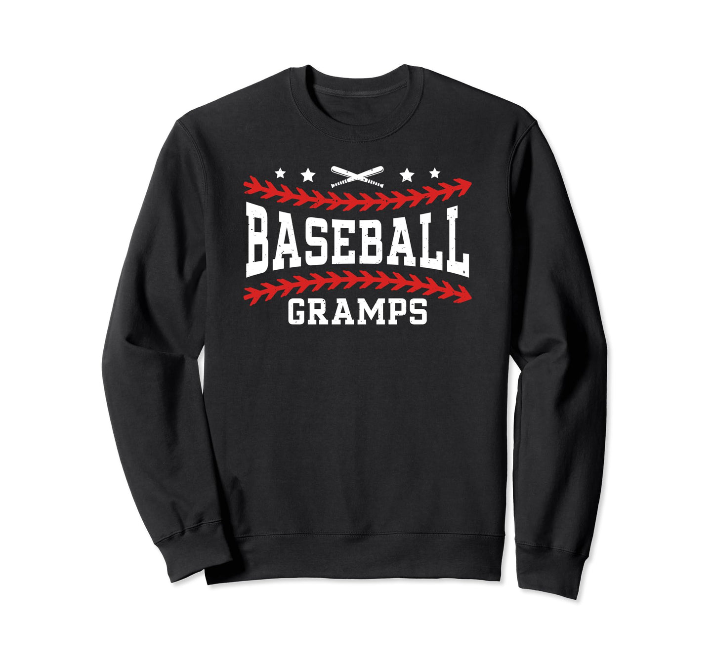 Baseball Gramps Best Grandpa Sweatshirt - Minimalist Print for Adults - T-Shirt, Sweatshirt, Hoodie