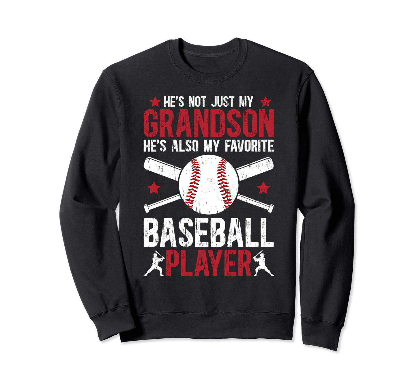 My Favorite Baseball Player Sweatshirt - Novelty Apparel for Adults - T-Shirt, Sweatshirt, Hoodie