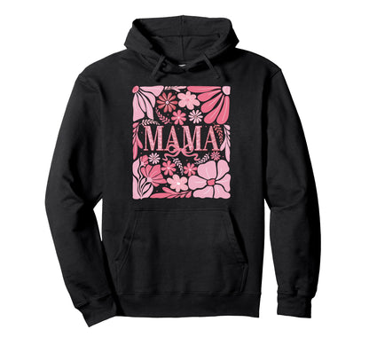 Floral Mama Coquette Boho Mama Mothers Hoodie - Novelty Apparel Men Women - T-Shirt, Sweatshirt, Hoodie