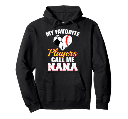 My Favorite Soccer Baseball Players Hoodie - Aesthetic Graphic for Adults - T-Shirt, Sweatshirt, Hoodie