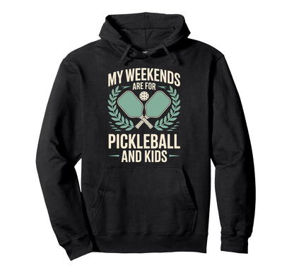 Pickleball Dad Papa Paddle Sport Coach Hoodie - Unique Graphic Unisex - T-Shirt, Sweatshirt, Hoodie